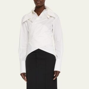 Rohe Crisscross Re-Imagined Cotton-Poplin Shirt 42